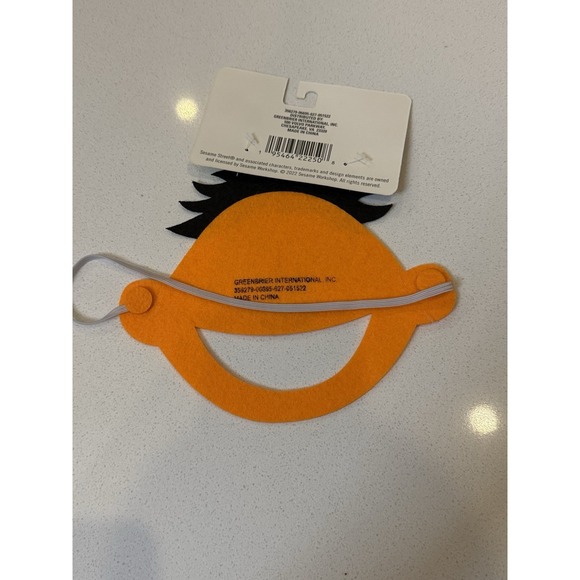 Sesame Street Character Felt Masks‎ Set Of 4 New Oscar Big Bird Burt Ernie - Picture 7 of 9
